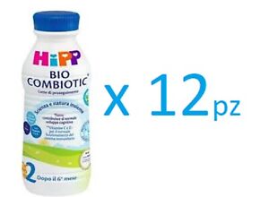 HIPP Bio Combiotic 2 - Latte Proseguimento 470 ml Confezione Da 12 Bottiglie