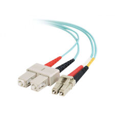 C2G 2M LC/SC 10GB OM3 Duplex 50/125 Multimode Fibre Optic Cable (LSZH) 85532
