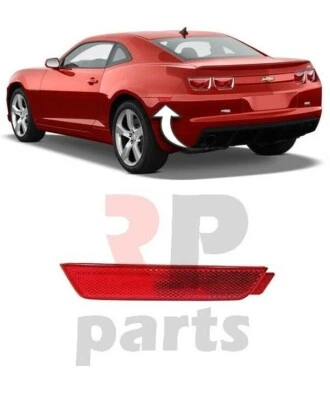 Pour Chevrolet Camaro USA 2009-2015 Neuf Pare-Chocs Côté Marqueur Rouge - Photo 1/4