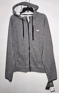 Everlast men's Everdri full zip hooded jacket sz M gray new!! training sports - Picture 1 of 6