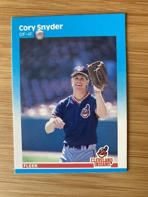 1987 Fleer CORY SNYDER #260 Cleveland Indians Baseball - Image 1 of 4