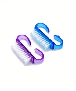 2 Pcs Mini Nail Brushes For Nails Cleaning Scrubers For Efficient Nail Care - Picture 1 of 5