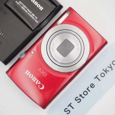 [N MINT] Canon IXY 120 PowerShot Elph 135 Digital Camera 16.0MP Red w/SD card - Image 1 of 4