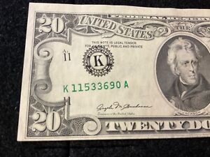 SERIES 1981 Federal Reserve Note FRN DALLAS OFFSET PRINTING “ERROR NOTE” #423