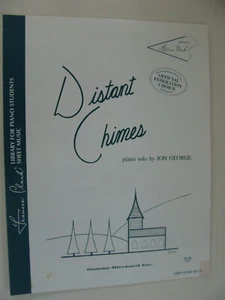 Distant Chimes solo de piano de Jon George 1969 - Imagen 1 de 1