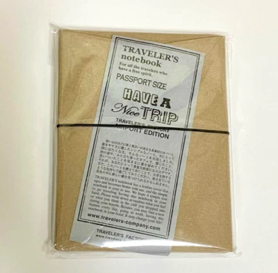 TRAVELER'S COMPANY TRAVELER'S FACTORY Narita Airport Limited Edition Notebook Passport Size Black