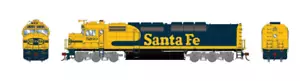 Genesis Santa Fe Road #5260 SDP40F (SDF40-2) Item #ATHG64124 - Picture 1 of 1