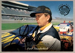 LAKE SPEED NASCAR ON CARD AUTO SP 1996 UPPER DECK ROAD TO THE CUP AUTOGRAPH - Picture 1 of 1
