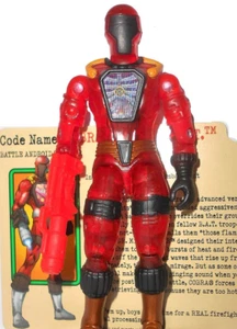 GI joe Cobra FIRE B.A.T inferno trooper internet exclusive complete 2003 v4 bat - Picture 1 of 5