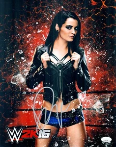 SARAYA (PAIGE) Signed WWE 11x14 Photo WRESTLER Autograph DIVA NXT Champion JSA - Picture 1 of 2