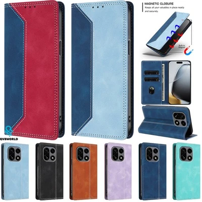 Case for OnePlus 15 13T 13 11 10R ACE6 ACE5 ACE3 Leather Wallet Case Phone Cover - Image 1 of 4