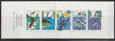 Folleto de pesca Finlandia 1991 Sc # 863 MNH Foto 1 de 2