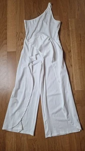 Jumpsuit Träger Kleid Overall weiß white Party Hochzeit Strand Sommer - Bild 1 von 2
