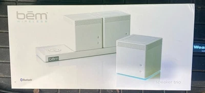 🔥BEM Speaker Trio Wireless Bluetooth Speaker Set of 3 - Brand new unopened - image 1 of 4