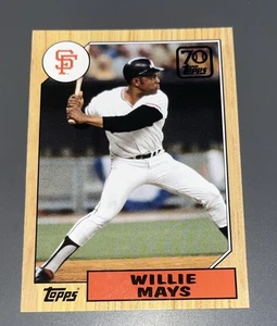 2021 Topps - 70 anni di Topps Baseball Willie Mays #70YT-37 - Foto 1 di 2