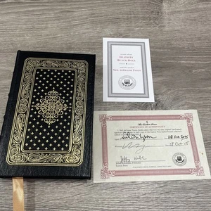 NEIL DEGRASSE TYSON SIGNED - DEATH BY BLACK HOLE - EASTON PRESS LEATHER - Picture 1 of 11