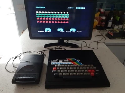 Sinclair ZX Spectrum 48k in  bespoke case with quality keyboard and Sony tape - Image 1 of 4