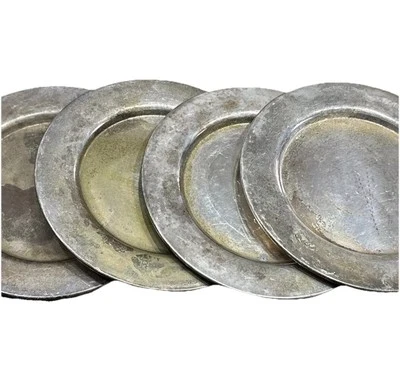 Juego de 4 platos plateados ONEIDA LTD Plateros 6" vintage antiguos Foto 1 de 4