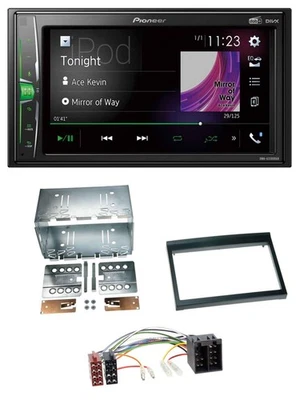 Pioneer 2DIN MP3 DAB USB Bluetooth Autoradio für Porsche 911, 996 (97-06) - Bild 1 von 4