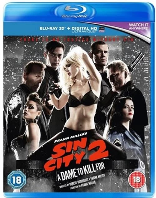 Sin City 2 A Dame To Kill For 2014 3D Blu-ray Bluray Movie Film - Image 1 of 1
