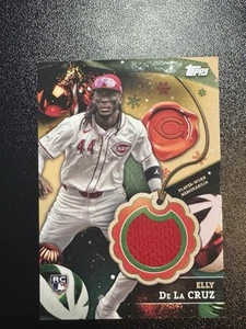 2024 Topps Holiday Elle De La Cruz Player Worn Memorabilia  - Bild 1 von 2