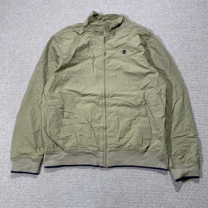 Timberland Bomber Jacket Mens XL Beige Tan Waterproof Weathergear - Picture 1 of 10