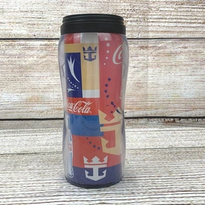 Coca Cola Royal Caribbean International Cruise Travel Screw Top Tumbler - Picture 1 of 7