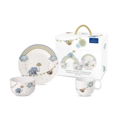 VILLEROY & BOCH Boho kids Walk like an elephant Kindergeschirr-Set 3tlg. - 8427 - Bild 1 von 3