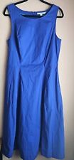Boden Midi Dress PURPLE - Blue  Size 12 Summer Women' Stunning Perfect Condition
