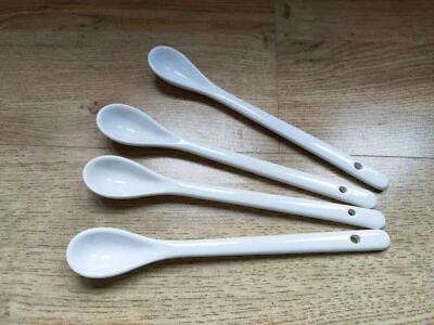 16x Porcelain Stir Stick Spoon Sugar Sauce Coffee Tea Herb 17cm Long Scoop Lots - Image 1 of 4