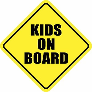 KIDS ON BOARD STICKER DECAL BABY VINYL KIDS MADE IN USA Buy 2, get 3rd FREE - Picture 1 of 1