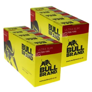 Bull Brand Ultra Slim Filter Tips 160s x 20 (3200 Filter Tips) - Picture 1 of 4