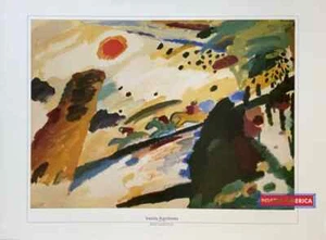Vassily Kandinsky Paisaje Romántico Vintage Fine Art Print 23.5 x 31.5 - Imagen 1 de 2
