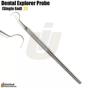 Sonde exploratrice dentaire 23 outil de laboratoire de diagnostic pério hygiéniste examen détartrant - Photo 1/3