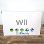Nintendo Wii White Console RVL-001 Sensor Bar, Box, Cables, Power Supply