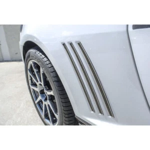 ACC Rear Side Fender Vent Trim Kit C-Fiber Inlay fits 2010-2013 Camaro-Polished - Bild 1 von 6