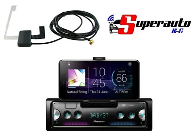 AUTORADIO 1 DIN PIONEER SPH 20 DAB BT DAB DAB+ Apple Android ANTENNA INCLUSA - Immagine 1 di 3