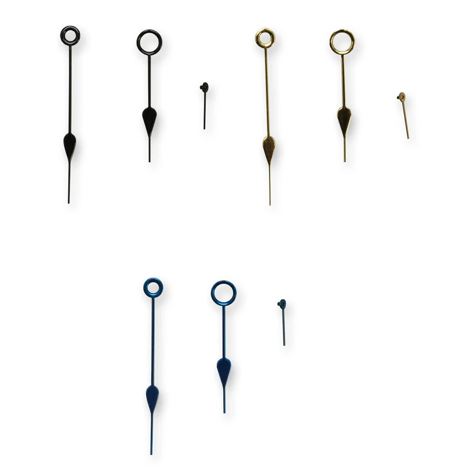 Orologio da tasca a forma di vanga set lancette orologio da tasca ETA UT 6497 oro nero blu