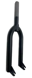 Framed Impact 20" BMX Steel Flat Black Bike 1 1/8 Threadless Fork 3/8 Axle New - Picture 1 of 8