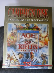 AGE OF RIFLES CAMPAIGN DISK pc game cd rom NEW factory sealed original  - Picture 1 of 7