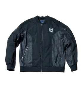 Totalmente Nuevo - LRStudios Cremallera Completa Japonesa Ribete Mate Chaqueta de Bombardero para Hombres (Talla 2X) - Imagen 1 de 8