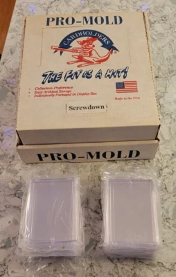 NEW 17 PRO MOLD ONE SCREW SCREWDOWN REGULAR CARD HOLDERS 1 SCREW 20 pt - Image 1 of 3
