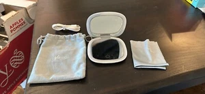 GLO TECH LED COMPACT Magnifying Small Mirror 1X & 10X Travel White FAST 2 SHIP - Picture 1 of 4