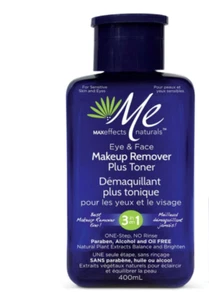 Me MAXeffects Naturals 3in1 Eye & Face Makeup Remover plus Toner 400 ml - Picture 1 of 1