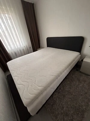 boxspringbett 160x200 mit matratze - Bild 1 von 2