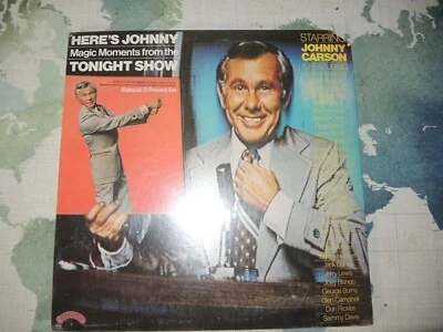 Sealed HERE'S JOHNNY CARSON 2 LP - Magic Moments From The Tonight Show - 1974 - Image 1 of 2