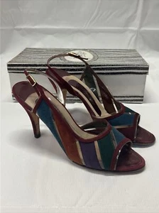 Women’s Vintage Amano Bobcat Vinyl Top Strap Back Buckle With Box Size 7.5 - Picture 1 of 9