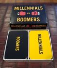 Millenials vs Boomers Generation Gap Trivia Cards Party Family Game