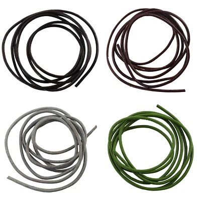 Lederarmband Lederschnur Lederband rund 2 mm verschiedene Farben - Bild 1 von 4