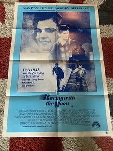 VINTAGE ORIGINAL Movie Cinema Poster Sheet Racing Moon Sean Penn Nicholas Cage - Picture 1 of 7